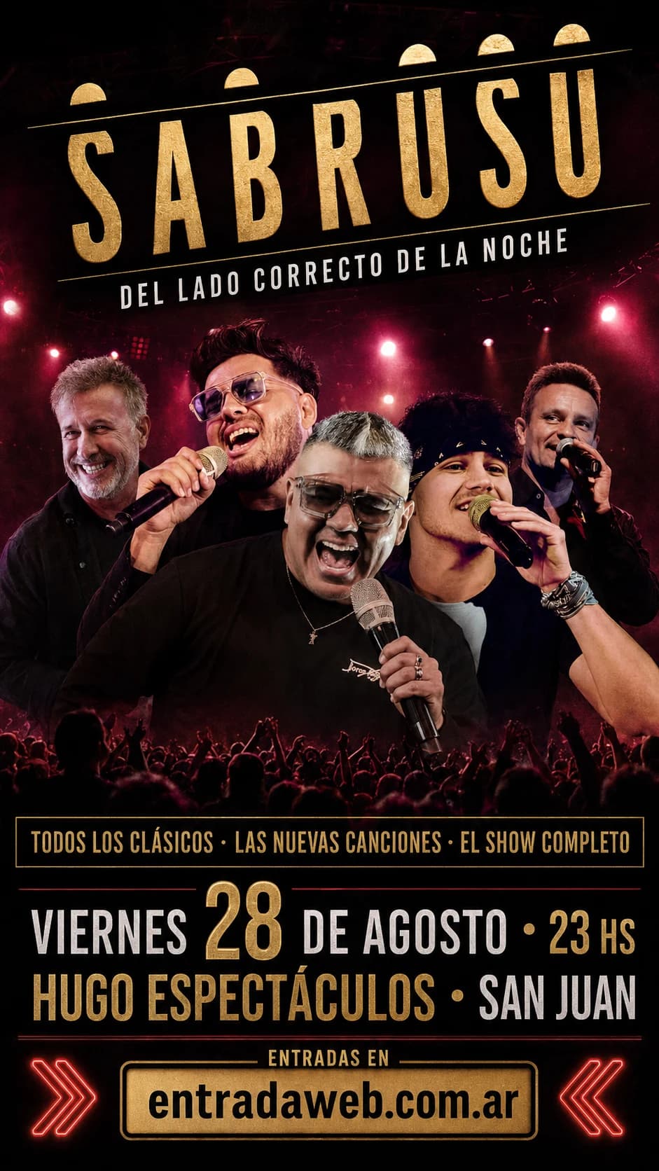 Flyer de Sabroso en San Juan